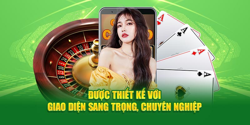 Được thiết kế với giao diện sang trọng, chuyên nghiệp